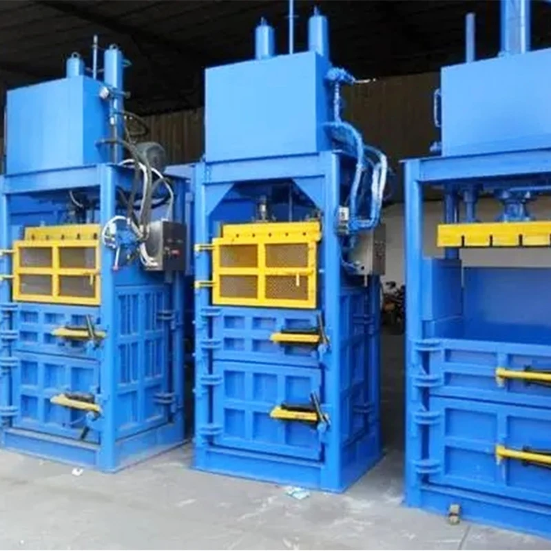 OEM Custom Vertical Baler Machine 40 Ton Multi Material for Waste Paper Plastic Can Textile Coconut Fiber Sponge Baling
