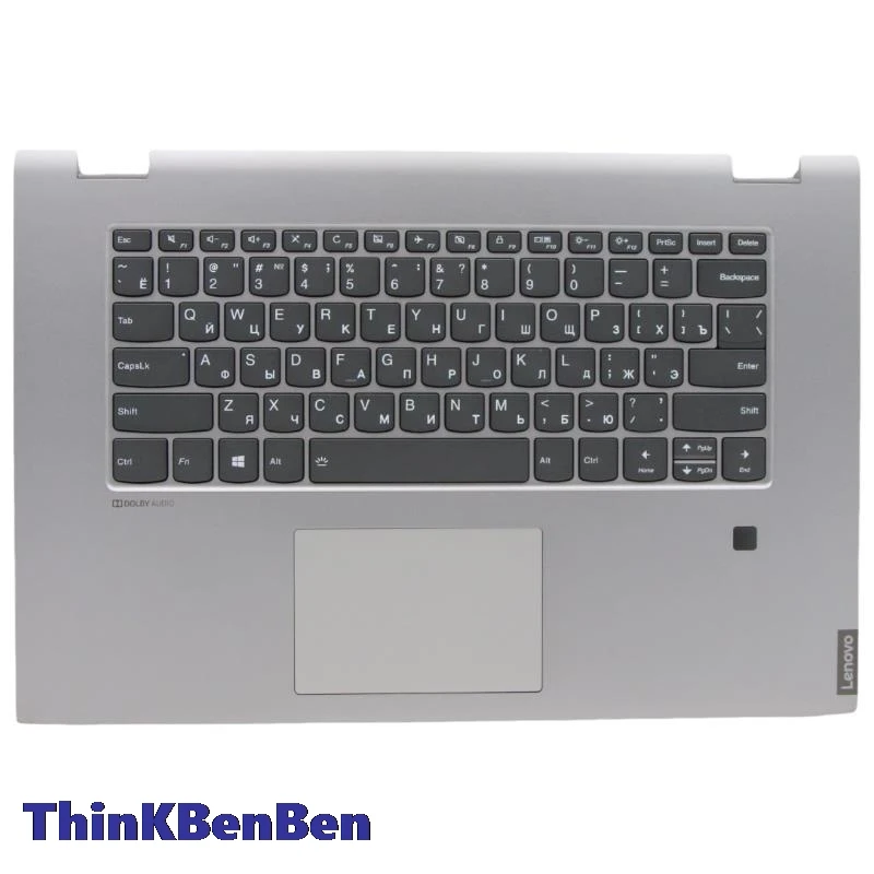 

RU Russian Grey Keyboard Upper Case Palmrest Shell Cover For Lenovo Ideapad Flex C340 15 15IIL 15IWL 15IML 5CB0S17707