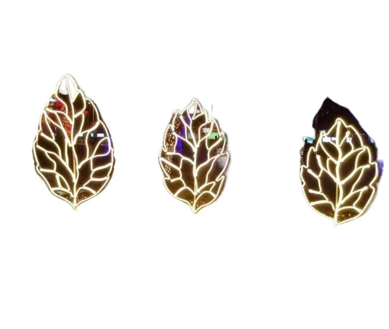 

Leaf pattern modeling lamp Commercial block Community park