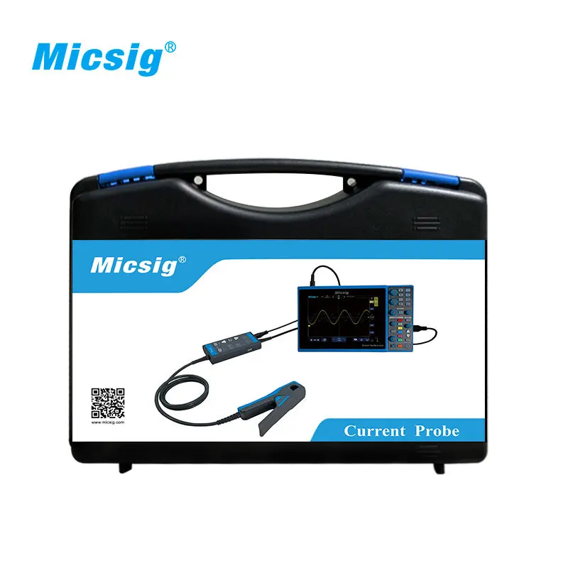 Imagem -05 - Micsig Cp2100a e Cp2100b Osciloscópio ac dc Sonda de Corrente Baixa Frequência Alta Precisão 800khz 25mhz Largura de Banda 100 Movimentos Braços