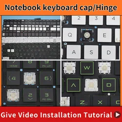 Replacement Key Cap&Hinge For HP Pavilion 15-DA 15-DB 15-DX TPN-C136 TPN-C135 15-DR 250 G7 255 G7 Keyboard Keys Keycaps