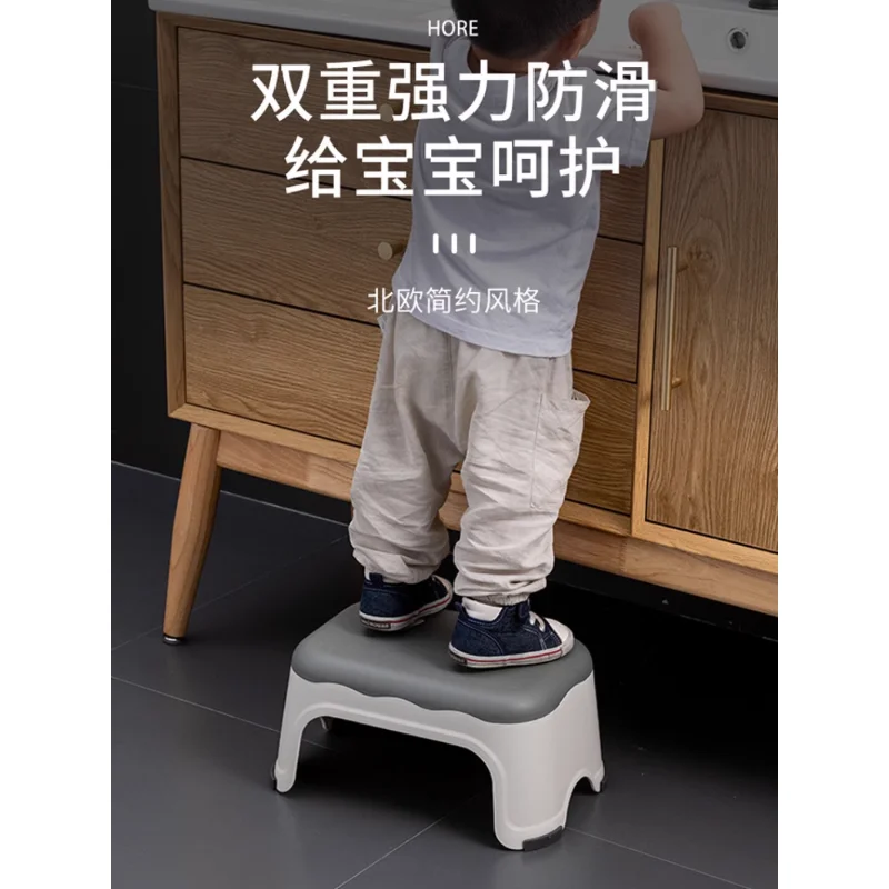 가정용 두꺼운 소형 의자, 고급 욕실 의자, 네트 레드 플라스틱 벤치, 어린이 로우 스툴, 튼튼한 거실, 성인 