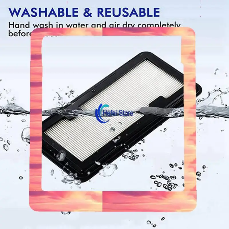 24-Hour Delivery 2X Washable Replacement Hepa Filters For SAMSUNG Jet Bot And Jet Bot+ Vacuum Cleaners, Fit For VR30T85513W/AA R