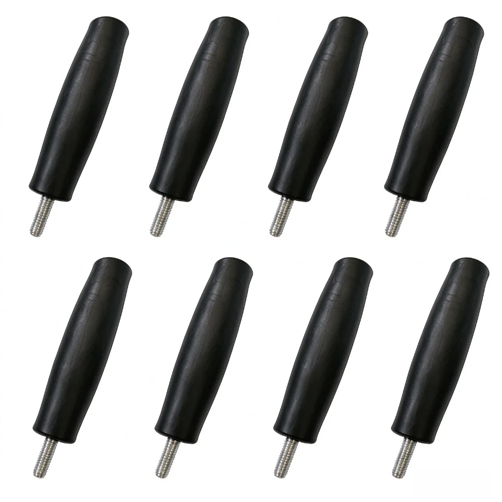 Gym Machine Handle Grip M10x25mm Threaded Plastic Knob For Strength Training Rack Fitness Equipment Replacement 8 Pack