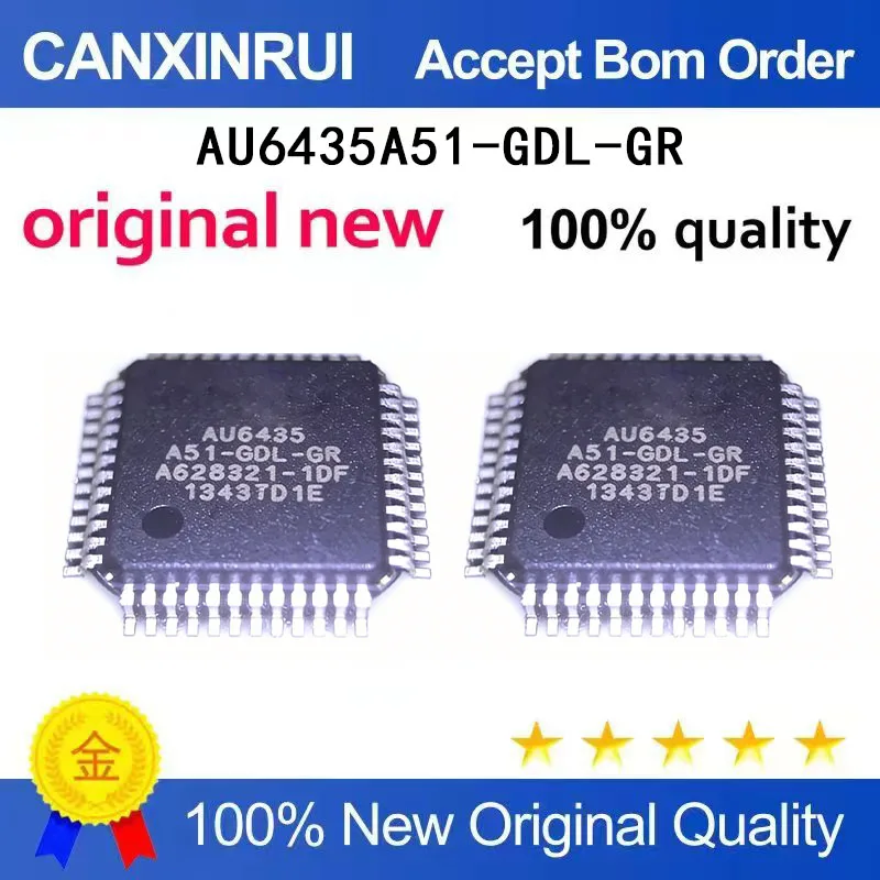 

(5-100 Pieces) New stock AU6435A51-GDL-GR AU6435 A51-GDL-GR QFP