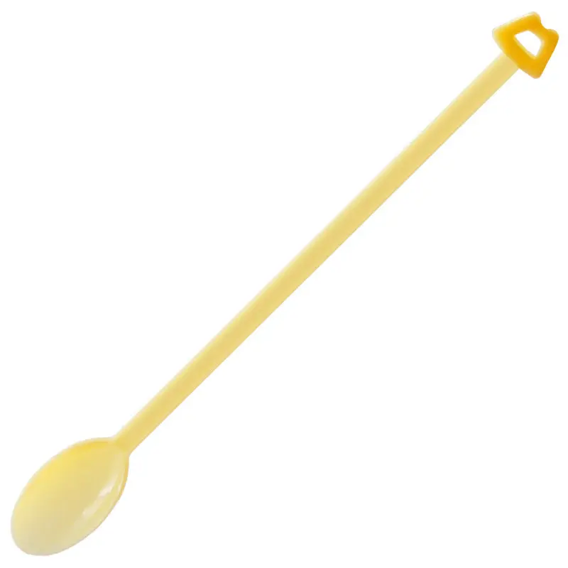 Cuchara de plástico desechable con mango largo para pesar, 128 * 25 * 13 mm, aproximadamente 400 unidades por bolsa.