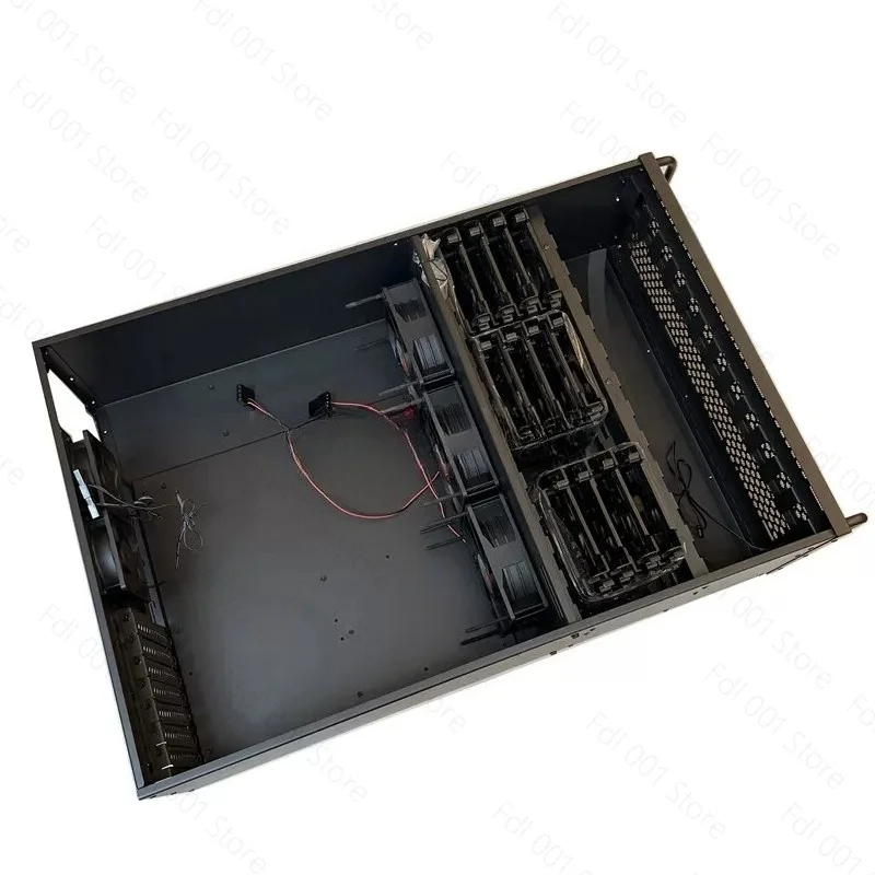 4U Chassis Case Support 24HDD Bays Server Chassis Rack Mount Chassis Storage Case