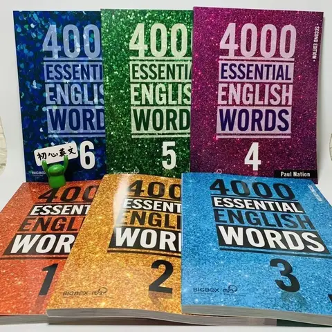 새로운 6권/세트 4000 필수 영어 단어 레벨 1-6 IELTS SAT 핵심 단어 영어 어휘 책 Libros