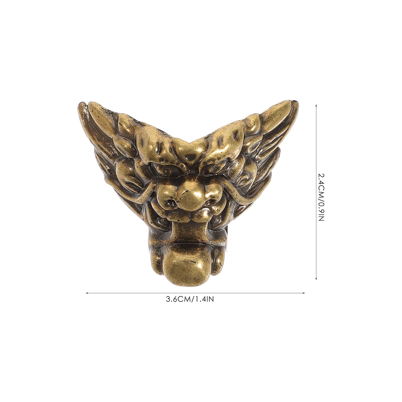 12 قطعة من واقيات زوايا الصندوق الخشبي بتصميم الأسد، أغطية حواف زخرفية عتيقة، حافظة مجوهرات، حراس أمان لصندوق أدوات الهدايا