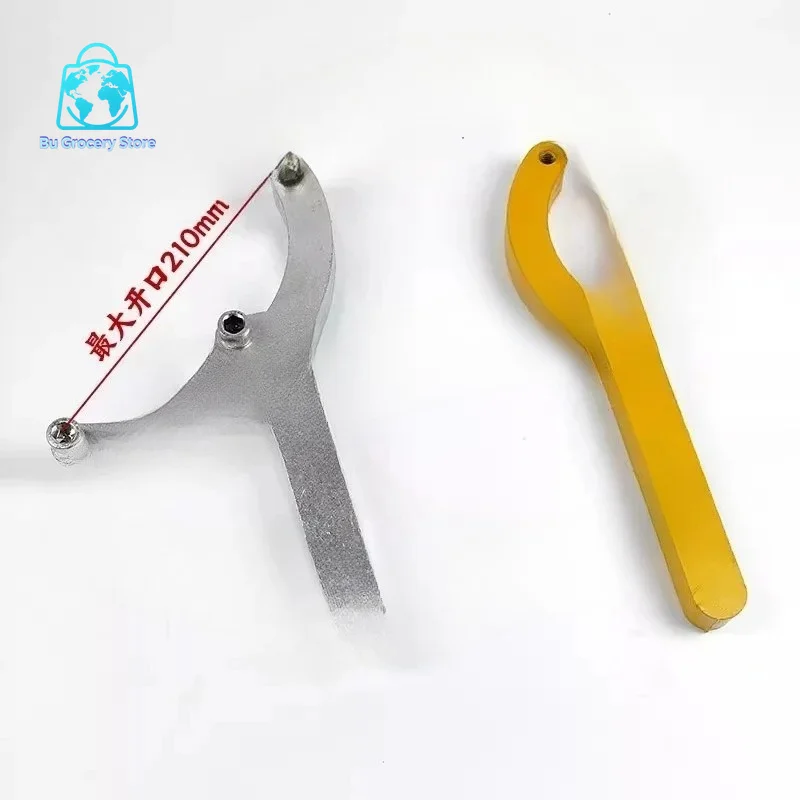 Hydraulic Wrench for Piston & Arm Disassembly, 2-Jaw Excavator Cylinder Seal Replacement Tool