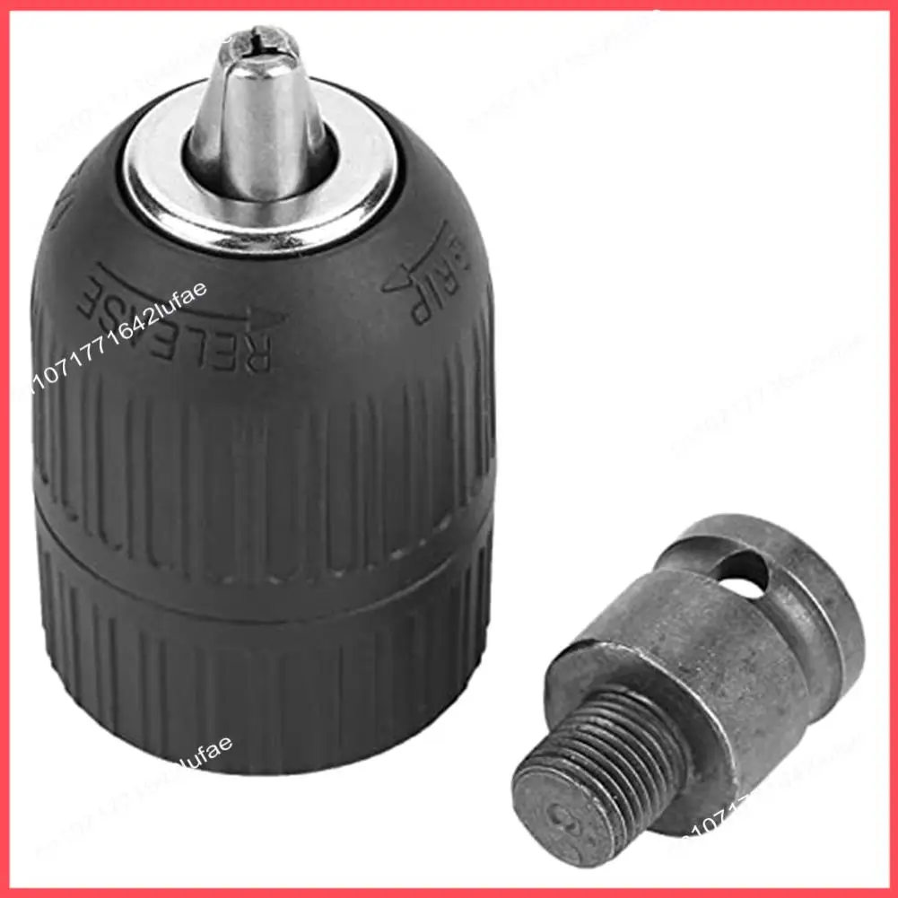 

B52C Drill Chuck - 2-13Mm Keyless Drill Chuck 1/2Inch-20UNF With 1/2Inch Chuck Adaptor For Impact Wrench Conversion