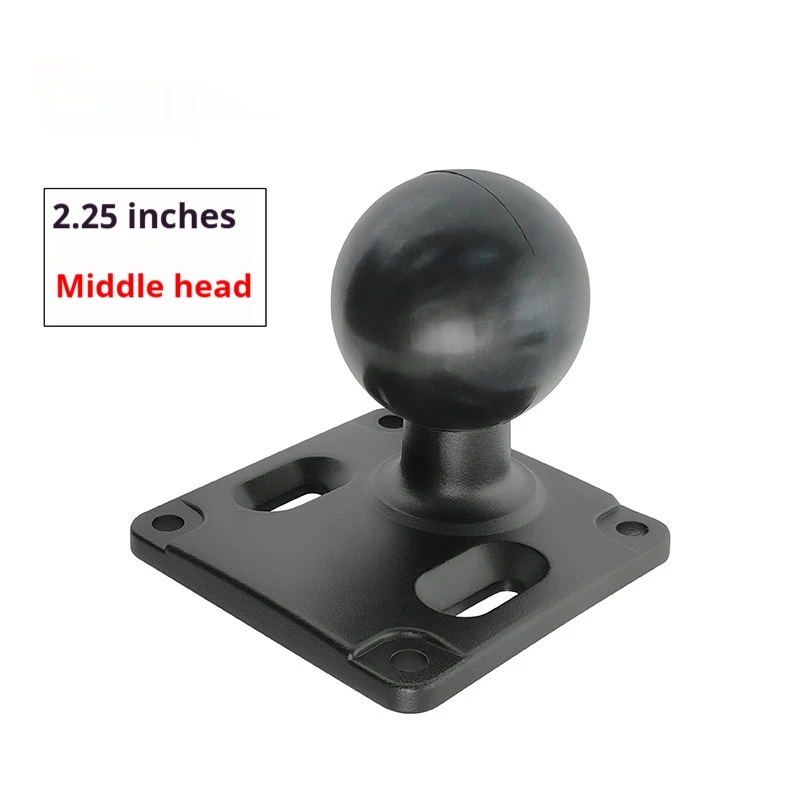 Pelat 75x75VESA dengan Adaptor Bola Aloi Aluminium Kepala Bola 2.25 "untuk Traktor/Forklift/Ambulans Tugas Berat untuk Dudukan Ram