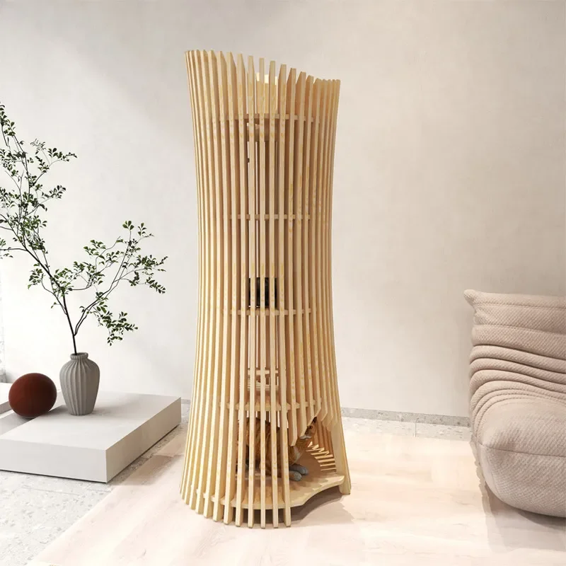Cat litter is universal in all seasons, multi-layer cat villa tree house solid wood climbing frame, household supplies