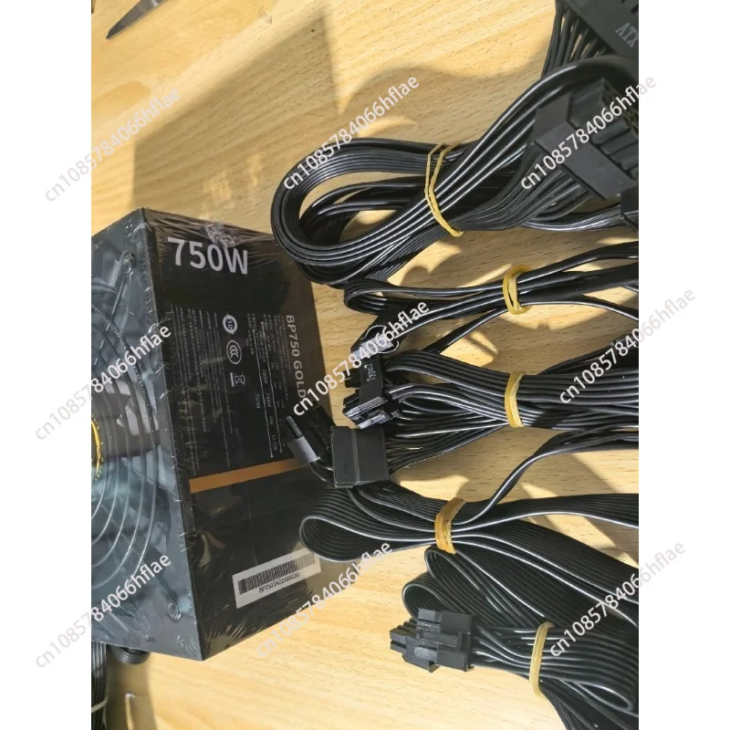 750W Full Modular 80Plus Gold PSU, Active PFC ATX Power Supply for Gaming PC (used)