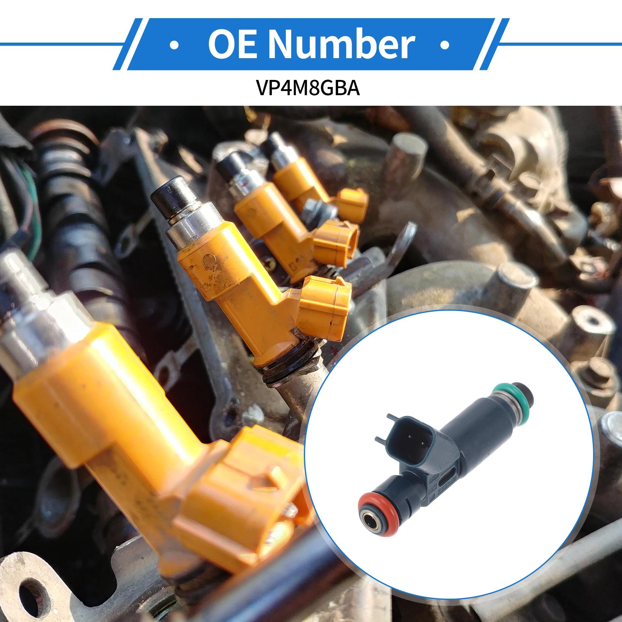 

UXCELL 1 шт. No VW4M8GBA Топливная форсунка для Mazda 3 2.0L I4 2004-2009 гг.