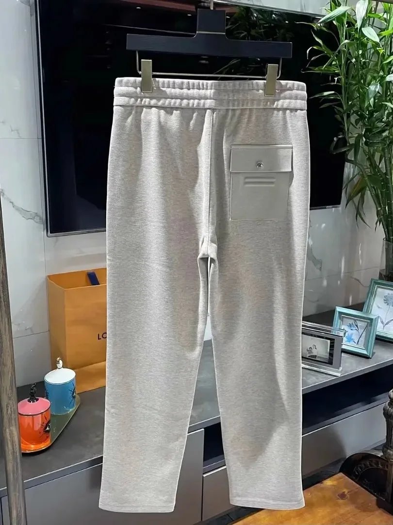 

High-Quali Men's Casual Pants Autumn Winter New Sle Premium Faion Personali Exquisite Light Luxury Straight Leg ket