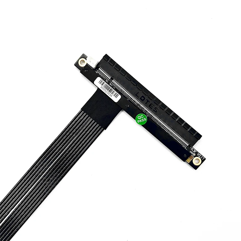 Kabel Ekstensi PCIe 5.0 X4 M.2 untuk NVMe M-key ke X16 untuk Kabel Kartu Grafis Motherboard STX dengan Kabel Daya SATA Seri K43