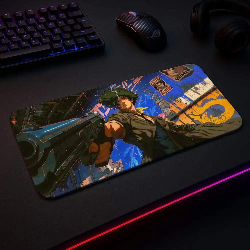 

Cowboy Bebop Mouse Pad Play Mat,Large XXL90x40cmx5mm,stitch Desk Mats,Gaming Accessories,PC Parts