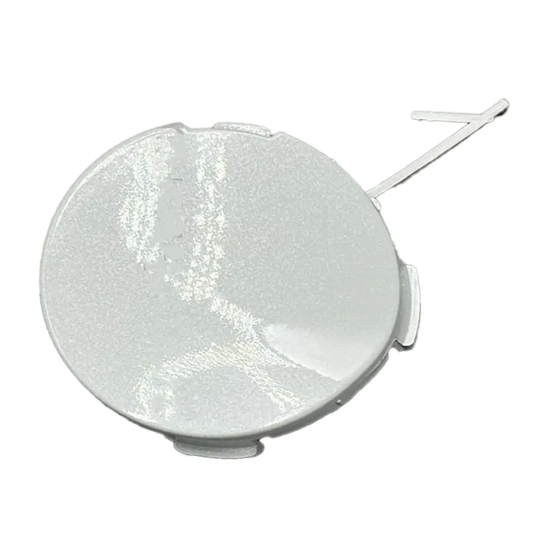 57731-VA100 Front Pearl Satin White Bumper Tow Eye Hook Hole Cover Cap Plastic fit for Subaru WRX STi 2013 2014 2015 2016 2017
