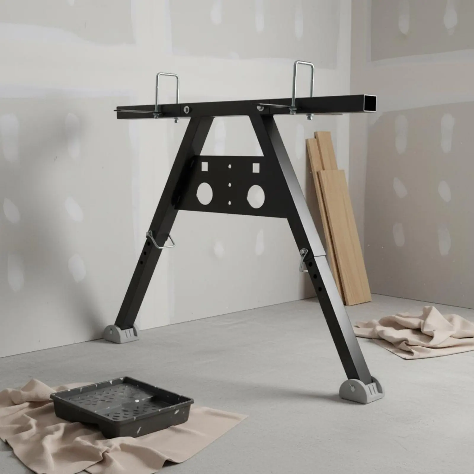 stabilisateur-d'echelle-en-acier-au-carbone-support-d'echelle-de-toit-robuste-universel-adapte-aux-peintres-aux-toits-et-aux-murs-exterieurs