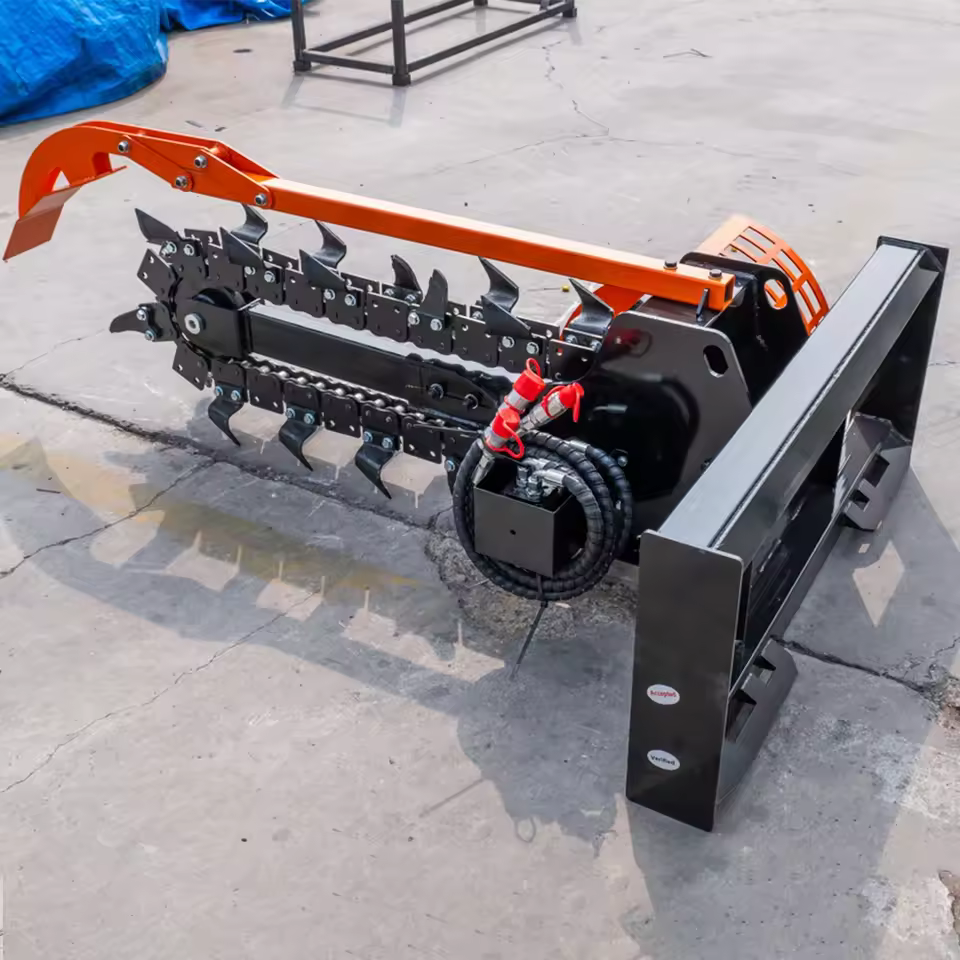 Mini Skid Steer Chain Trencher Attachment