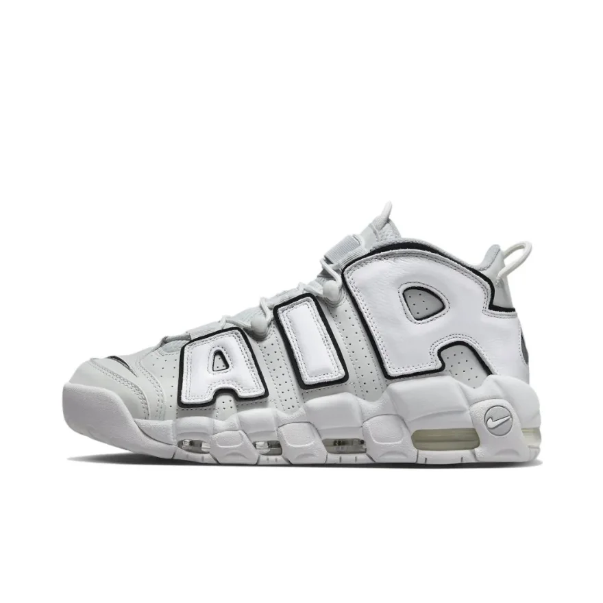 Кроссовки для баскетбола Nike Air More Uptempo Retro, удобные и универсальные, белые