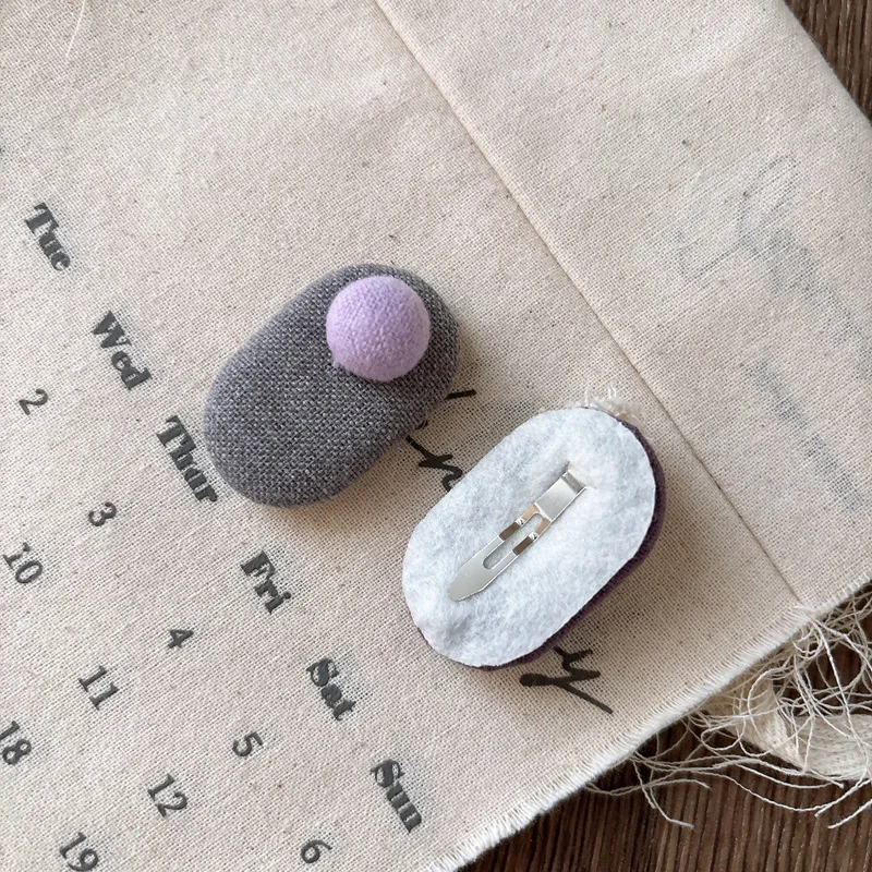 Детские заколки для волос, мини-защелки, 2 шт., цвет омбре, маленький размер, нескользящие держатели с бахромой для маленьких девочек, милые корейские