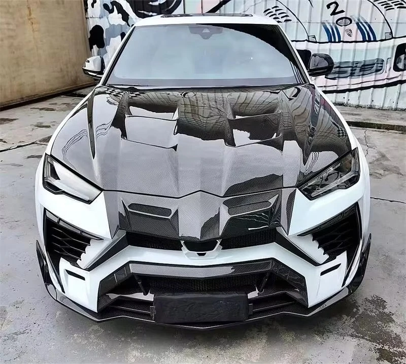 URUS Auto Parts Updated MSY-Style Mate Forged Carbon Fiber Body Kit with Front & Rear Bumper Hood-New Condition