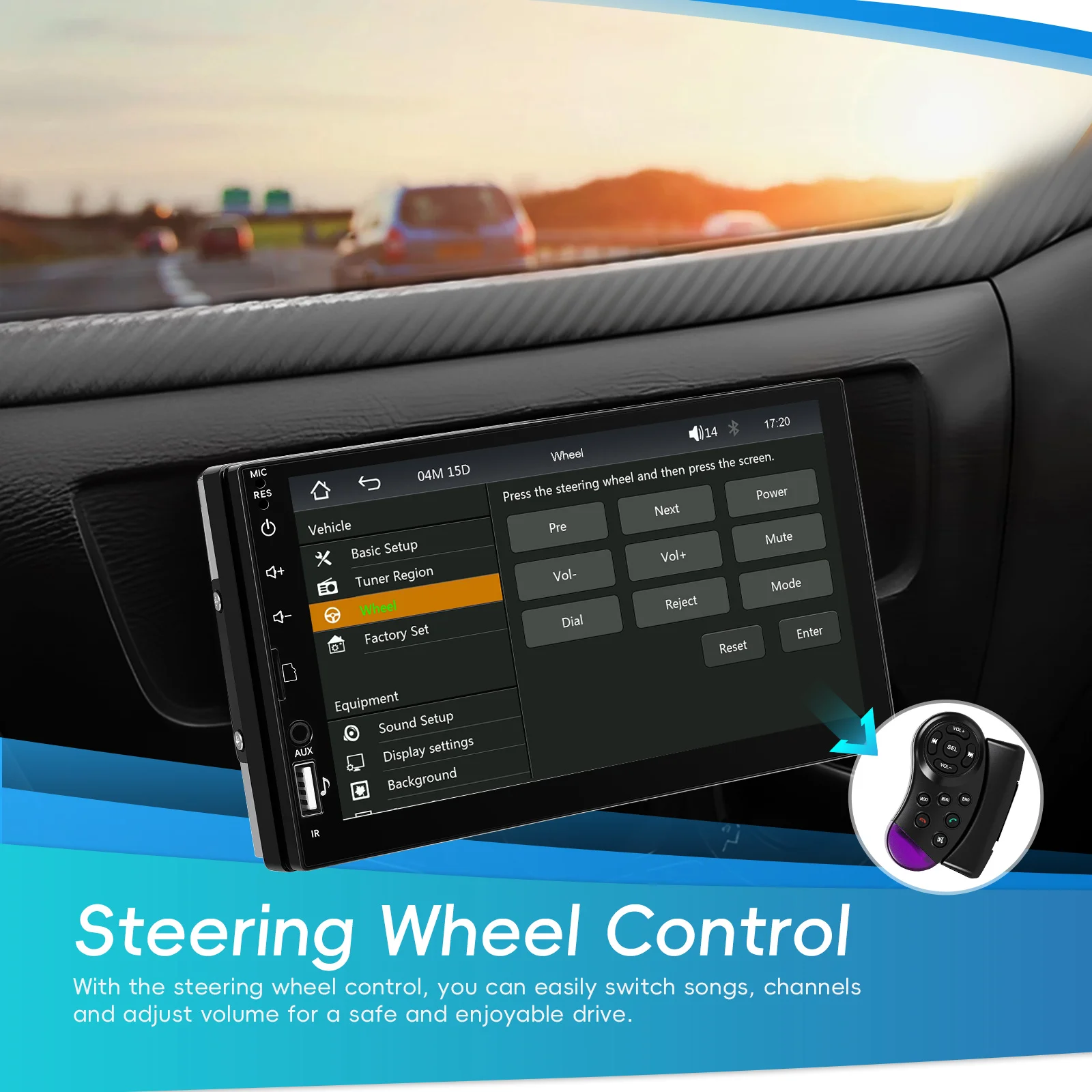 LeeKooLuu 1 Din 7 "HD العالمي سيارة MP5 لاعب بلوتوث راديو FM اللاسلكية Carplay أندرويد السيارات مشغل وسائط متعددة USB/SD/AUX-IN