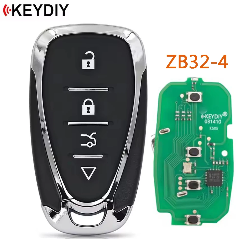 KEYDIY ZB32-4 Universal Smart Remote Key KD ZB Series for Chevrolet Style for KD-X2 KD900 Mini 1 Piece
