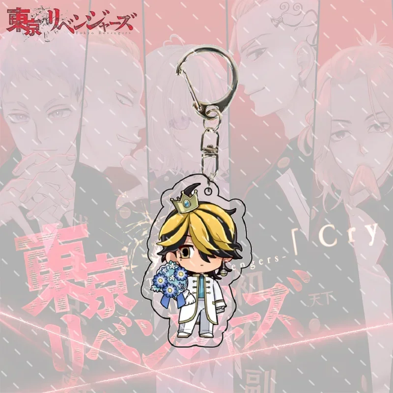 Tokyo Revengers Acrylic Keychain Cartoon Character Ornament Key Bag Pendant Clothing Accessories