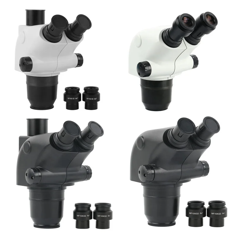 Eakins 6,5-65X Zoom Binocular Trinocular laboratorio industria cabeza de microscopio estéreo para reloj mecánico joyería cirugía PCB inspecciado