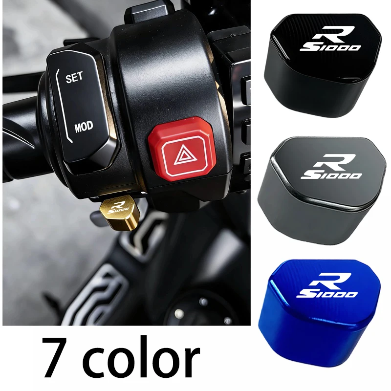 

NEW For BMW S1000RR S1000R S1000XR S 1000RR 1000R 1000XR S 1000 RR R XR Mototcycle CNC Switch Button Turn Signal Switch Key cap