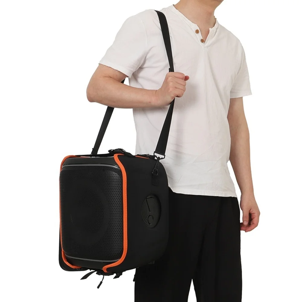 

for JBL Partybox Encore 2 Speaker Portable EVA Case and Microphone Bag Black