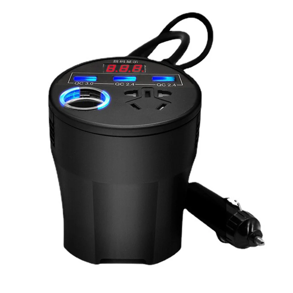 

On-the-Go Power Solution 12V To 110V Adapter 12v To 110v Power Supply Car Outlet Adapter Overvoltage Protection