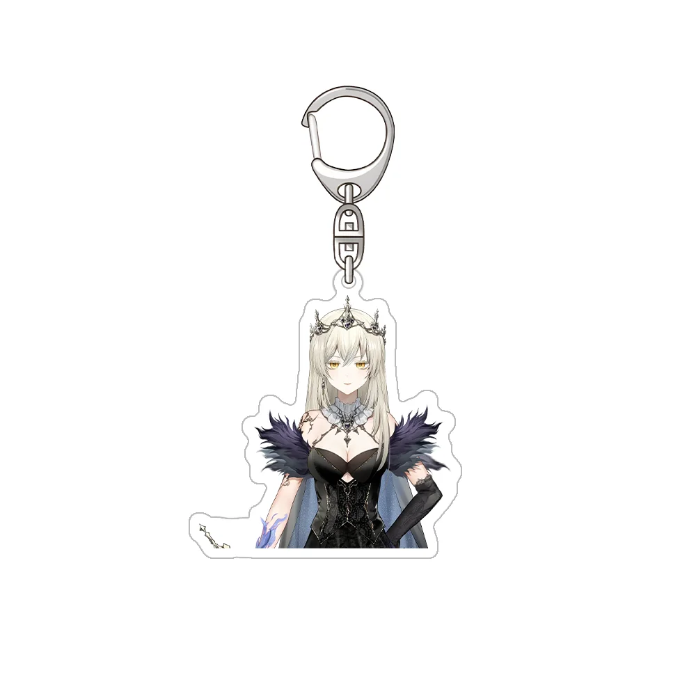 Nijisanji Aza Michiya Kouichi Inochi Urushiha Hunger Mikoto Miki Kioi Kima Tabbiito HD Acrylic Keychain Bag pendant anime goods