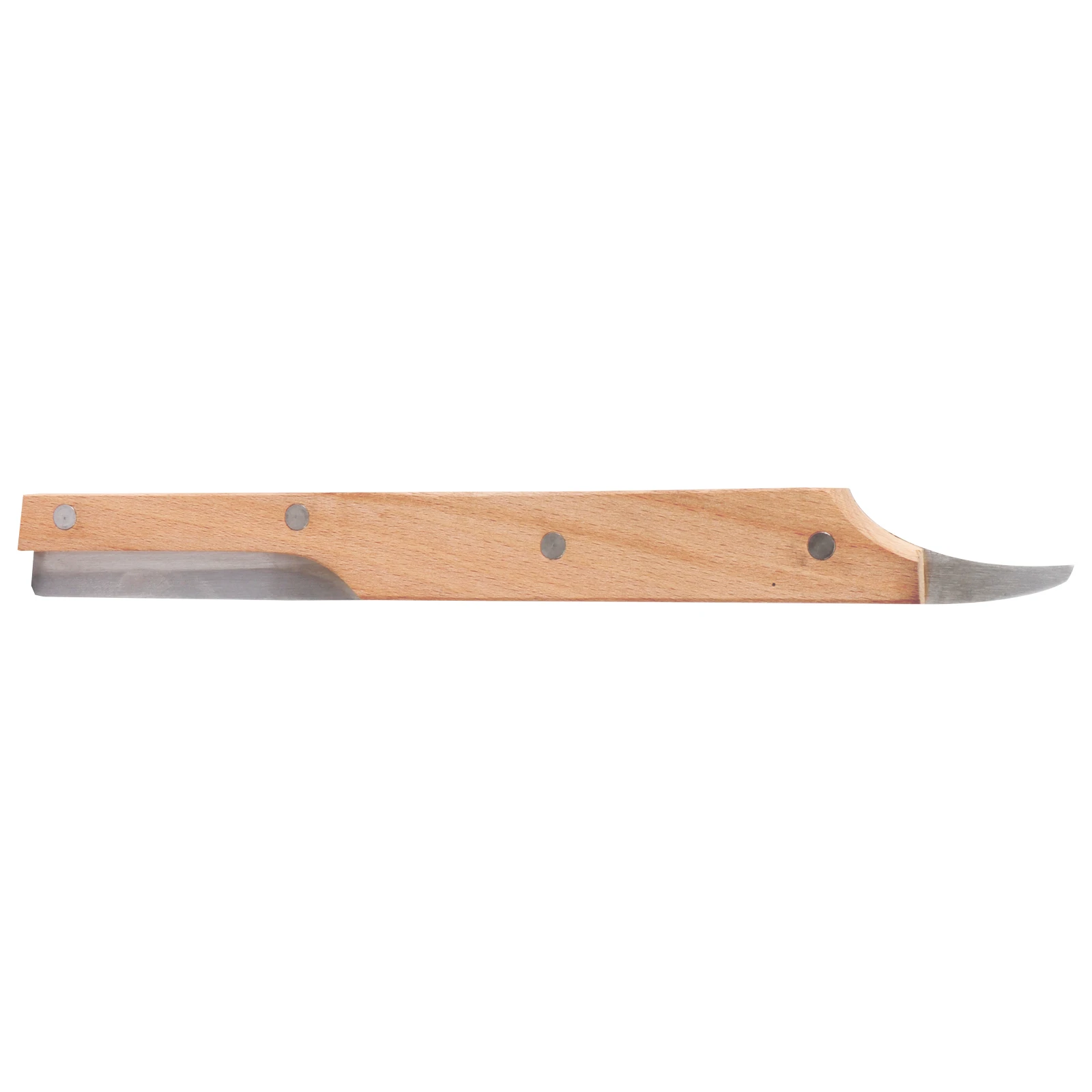 

Coconut Opener Knife Bamboo Fruit Strong Wood Handle Stainless Steel Double Ends Tool for Kitchen Gadgets