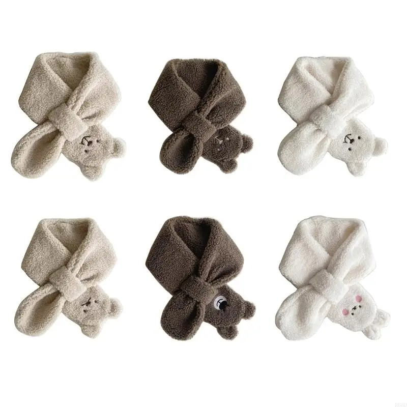 

R66D Baby Neck Scarf Comfortable Kids Muffler Autumn Winter Toddlers Essential Gift