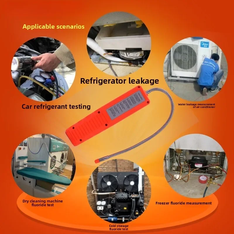 

Electronic Halogen Leak Detector Automotive Air Conditioning Leak Maintenance Detection Refrigerant Freon Leak Detection CPU-C T