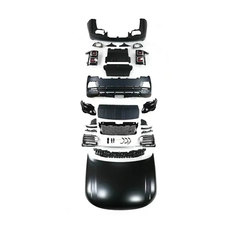 

Car Body Kit for Range Rover Vogue 2013-2017 Change to 2020 SVA Front Rear Bumper Grille Hood Lamp