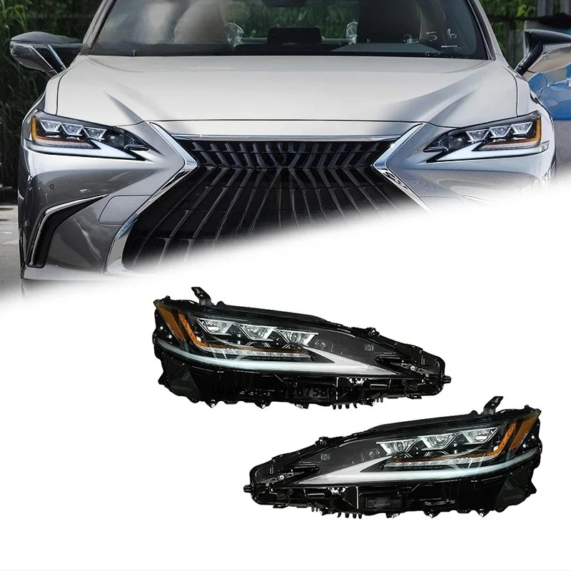 

Автомобильные фары FT для ES ES350 ES200, 2018-2023 гг., светодиодные проекционные фары, дневные ходовые огни, автомобильные аксессуары