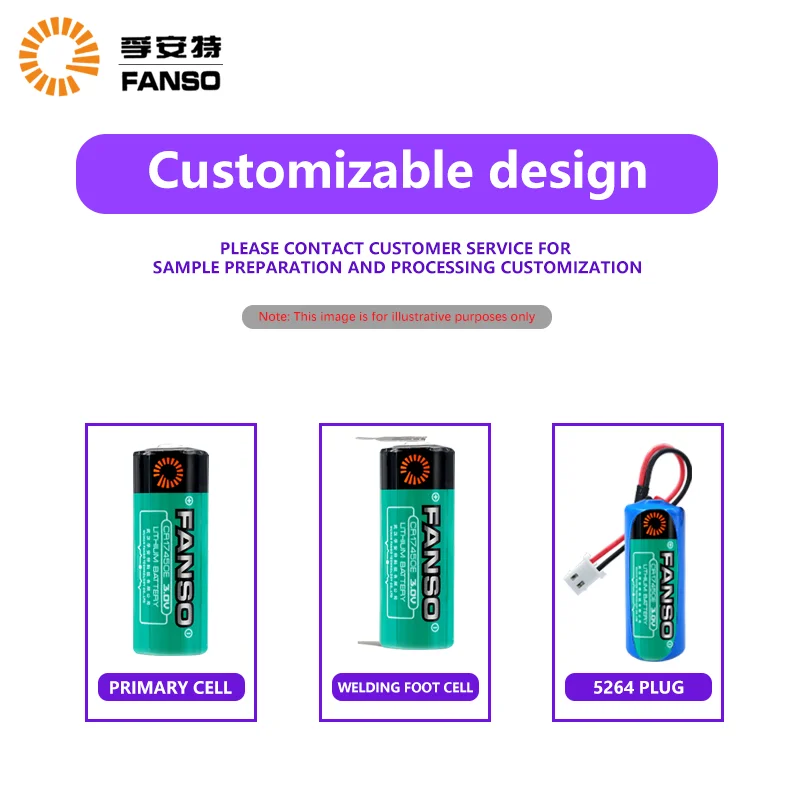 FANbucCR17450E-Compteur d'eau à mémoire de forme, ajout de 51005 prises, 3V, batterie au lithium, manganèse, poulet