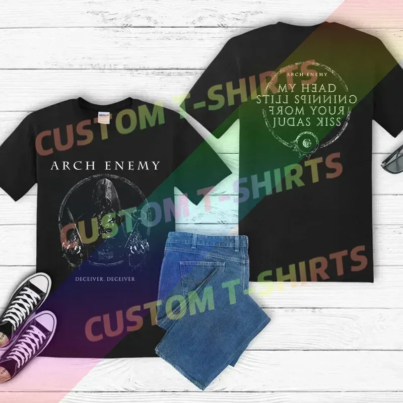 

2025 Men T Shirt Casual Arch Enemy Music Enthusiast T-Shirt Cheater Graphic Summer Short Sleeves 100% Cotton S-3XL Cool Tee