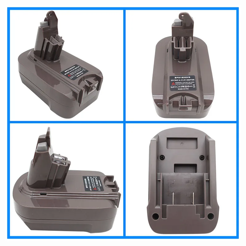 DM18DSV6 MT18DSV6 Lithium Pin Adapter Convertor Cho DYSON V6 Máy Hút Bụi Cho DeWalt Cho Milwaukee M18 Cho Makita BL1830
