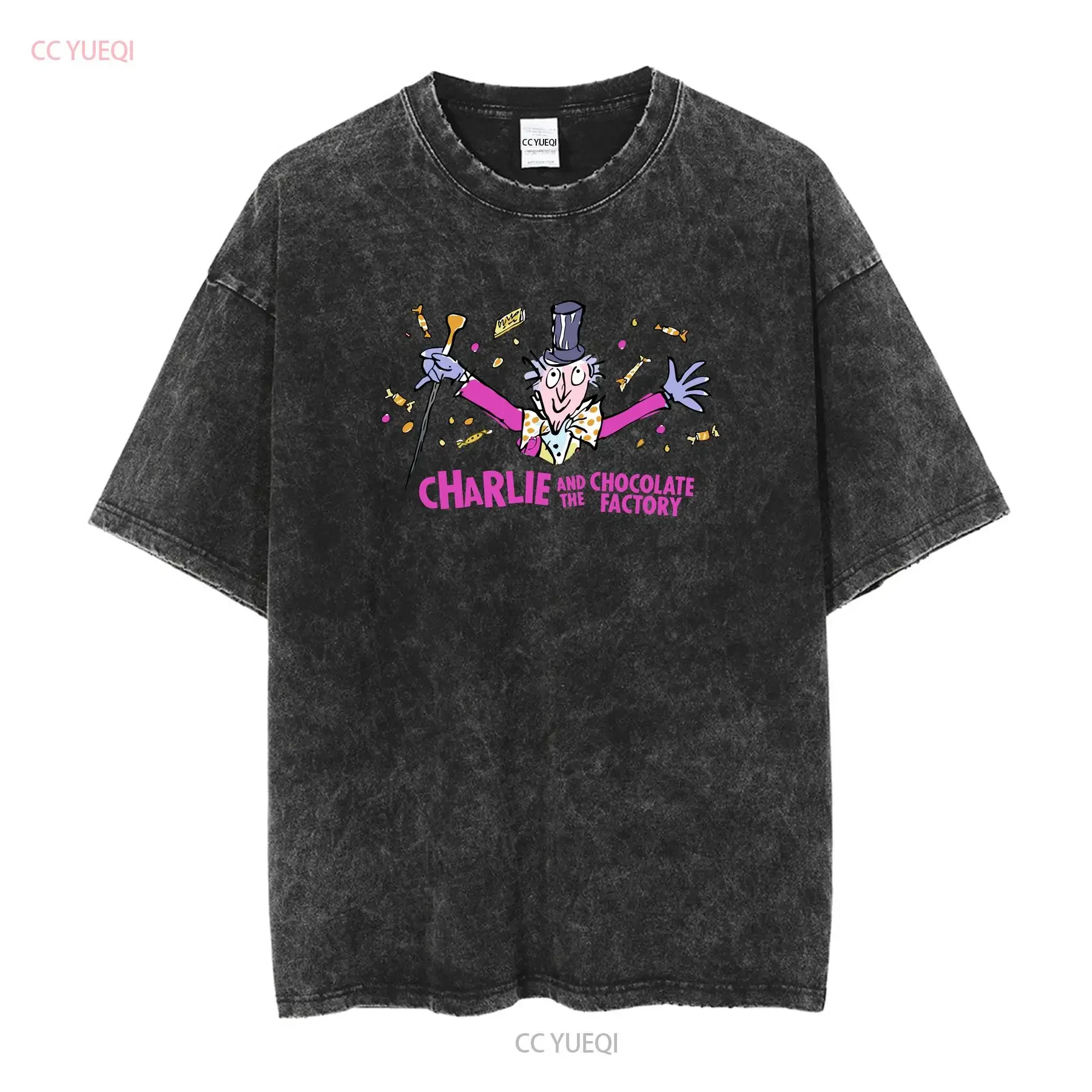 Charlie and the Chocolate Factory T Shirt size extra large long or short sleeves vintage Washed Soft homme Casual Slightly