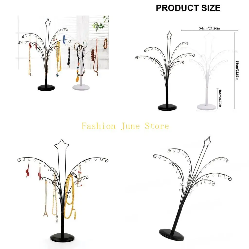 

N5KA Подставка для ювелирных изделий большой емкости с крючками для организации браслета и ожерелья