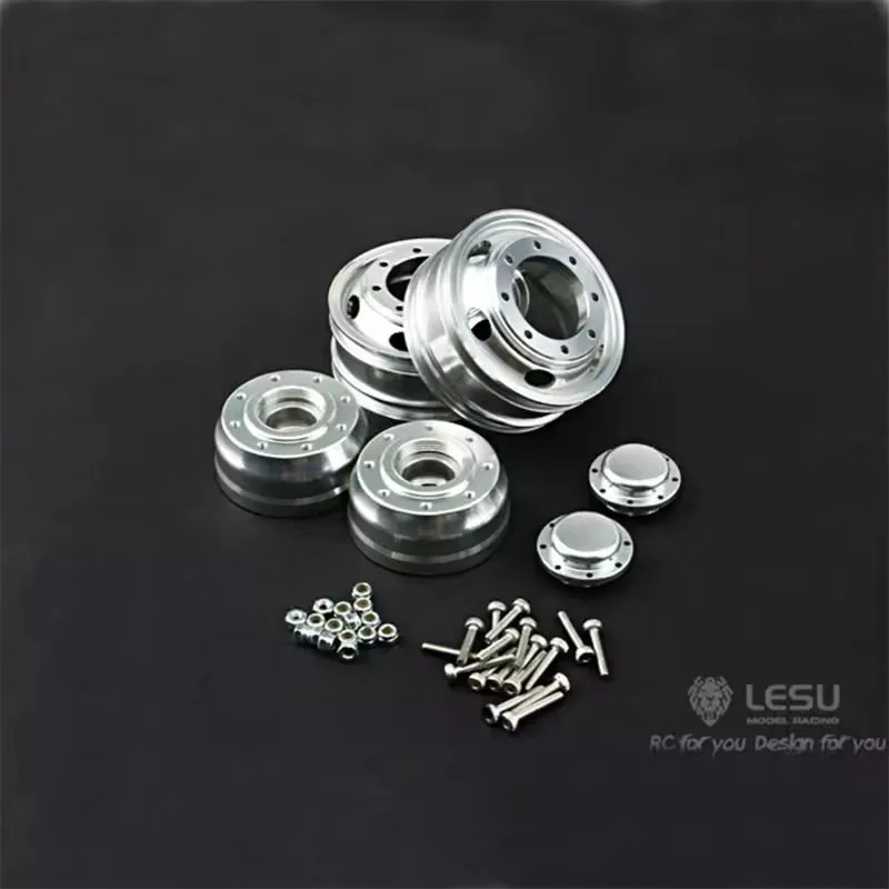 1/14 شاحنة المحور الأمامي محور W-2009 عجلة سبائك الألومنيوم ذات الإطارات الضيقة لجرار تاميا نموذج شاحنة طينية LESU راي Speed