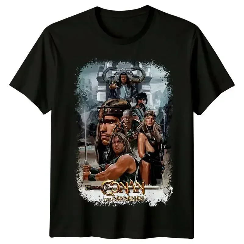 Conan the Barbarian (1982) Movie Poster Inspired T-Shirt Retro Tee Unisex