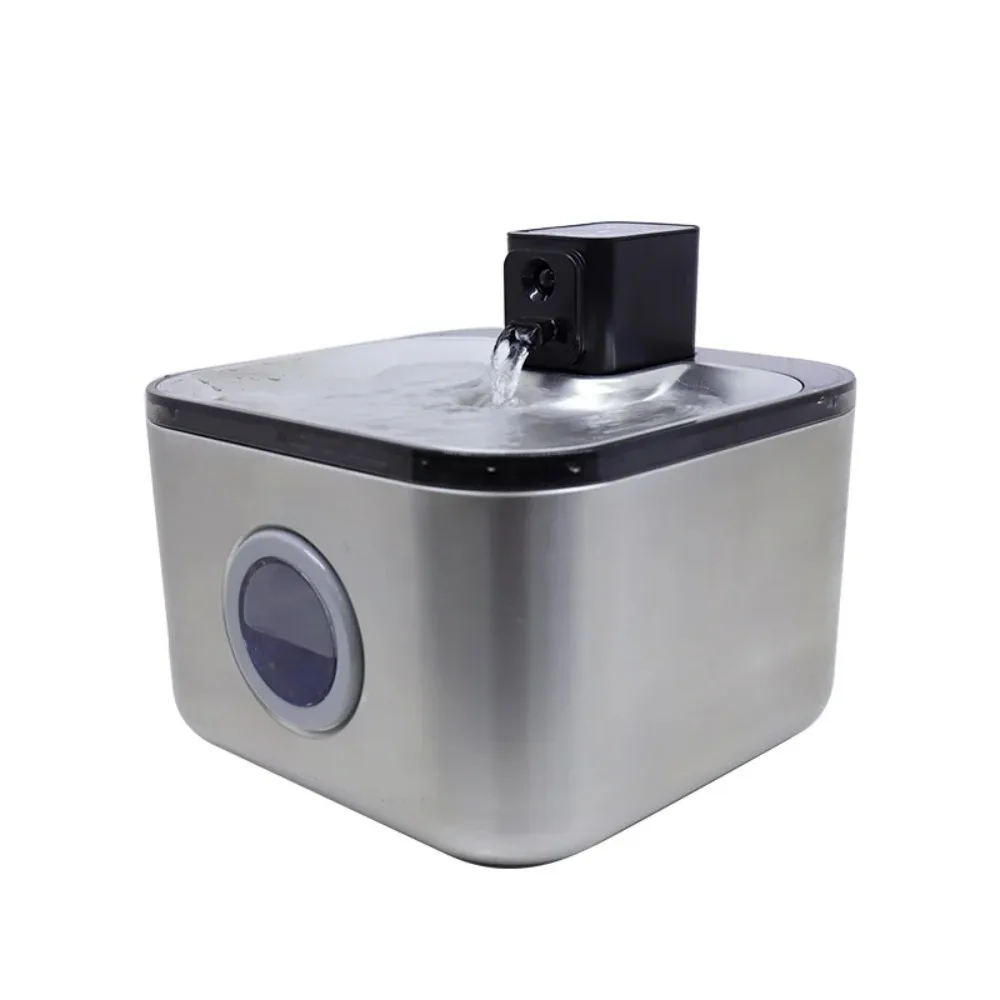 

Smart Infrared Sensor Eco-Friendly Portable Charge Stainless Steel Automatic Water Dispenser for Dogs and Cats