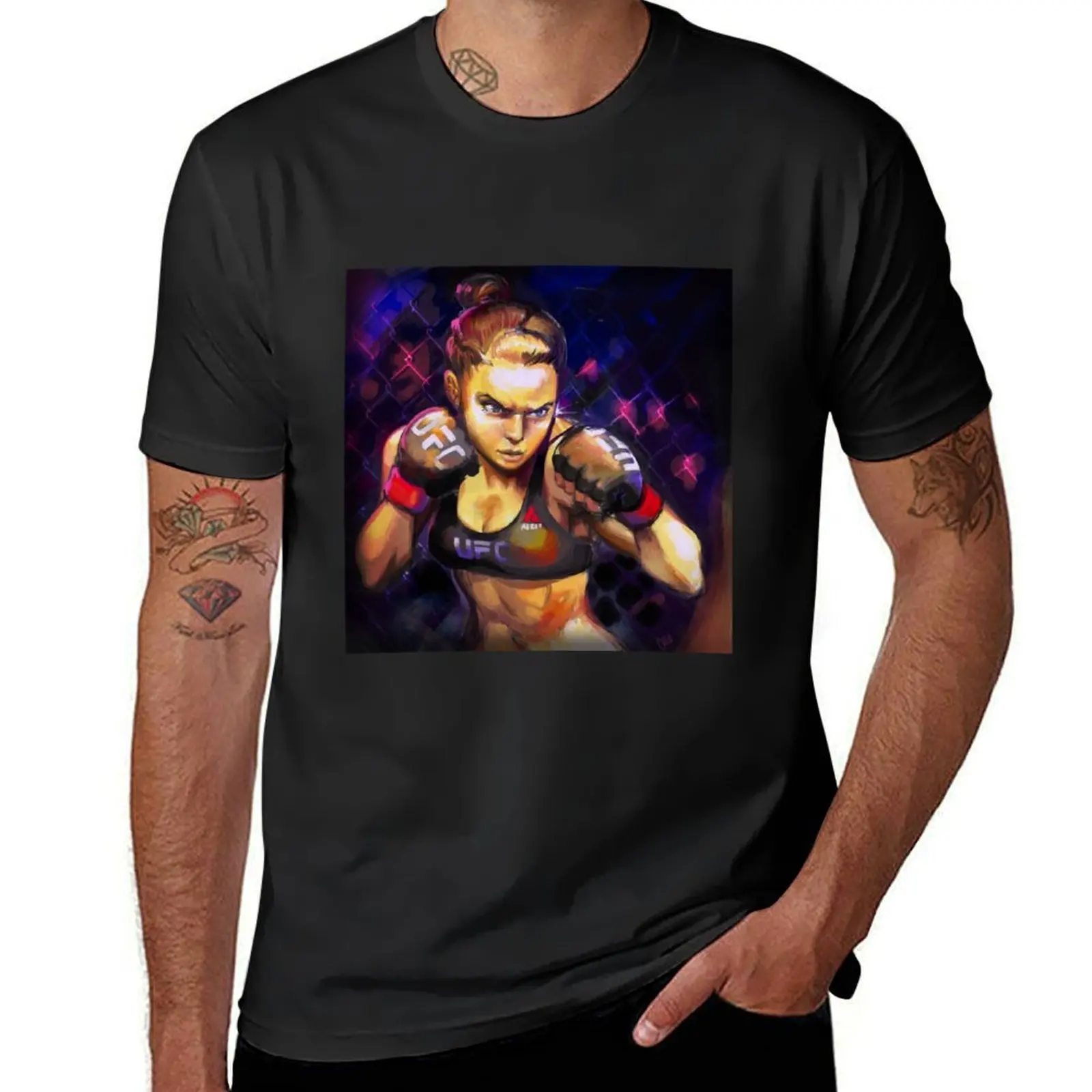 RONDA ROUSEY T-Shirt Blouse summer tops mens t shirts